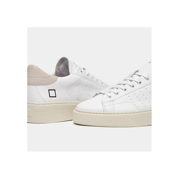D.A.T.E White Leather Sneaker - Image 5