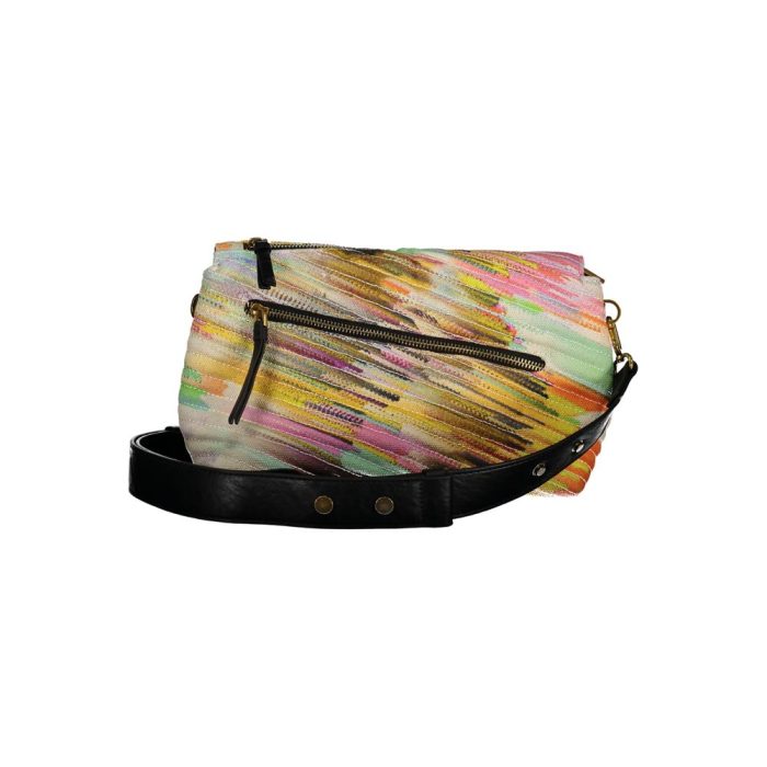 Desigual Yellow Polyester Handbag - Image 2