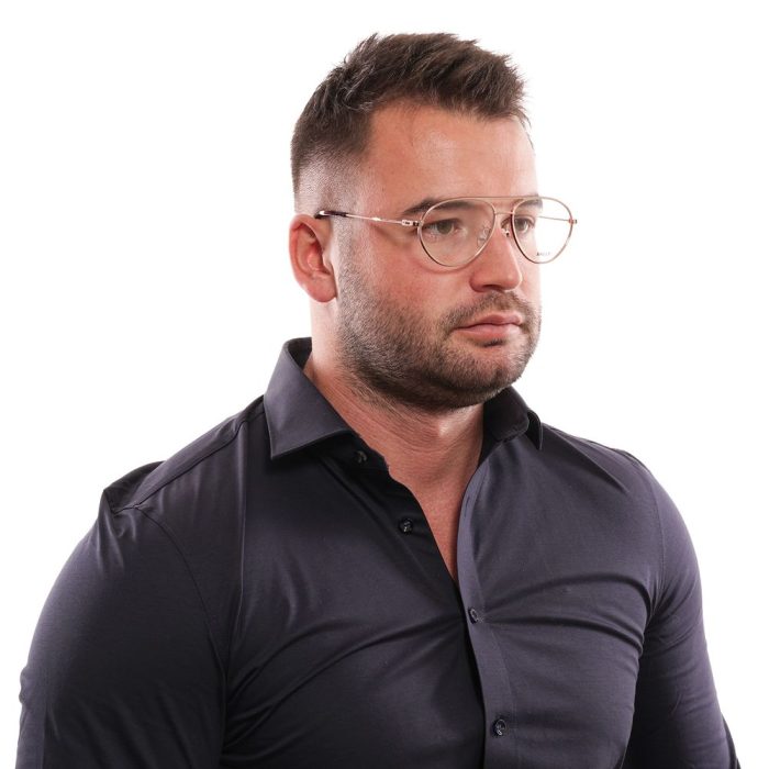 Bally Rose Gold Men Optical Frames - Image 4
