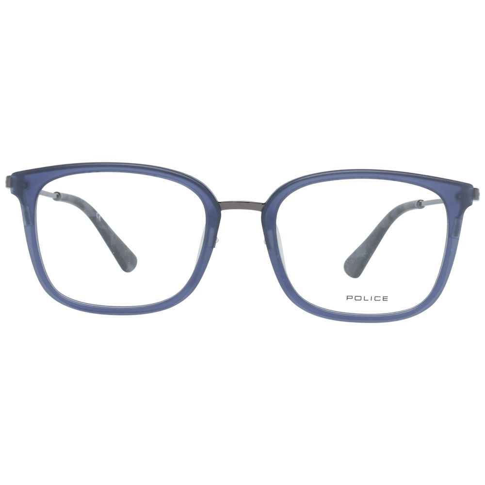 Police Blue Metal & Plastic Glasses (Frames) - Image 2
