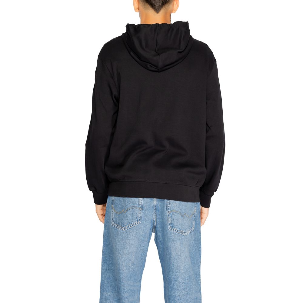 Armani Exchange Black Cotton Hoodie - Image 2