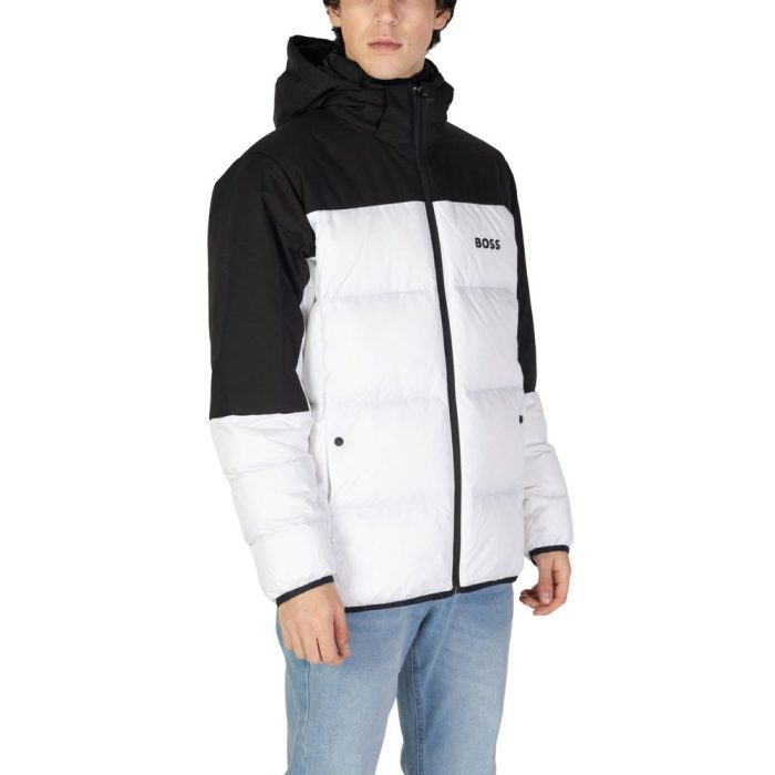 Hugo Boss White Recycled Polyester Jacket - Image 4