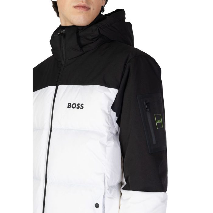 Hugo Boss White Recycled Polyester Jacket - Image 5
