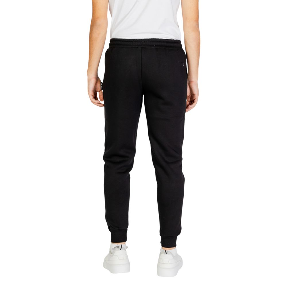 Icon Black Cotton Joggers (Workout Pants) - Image 2