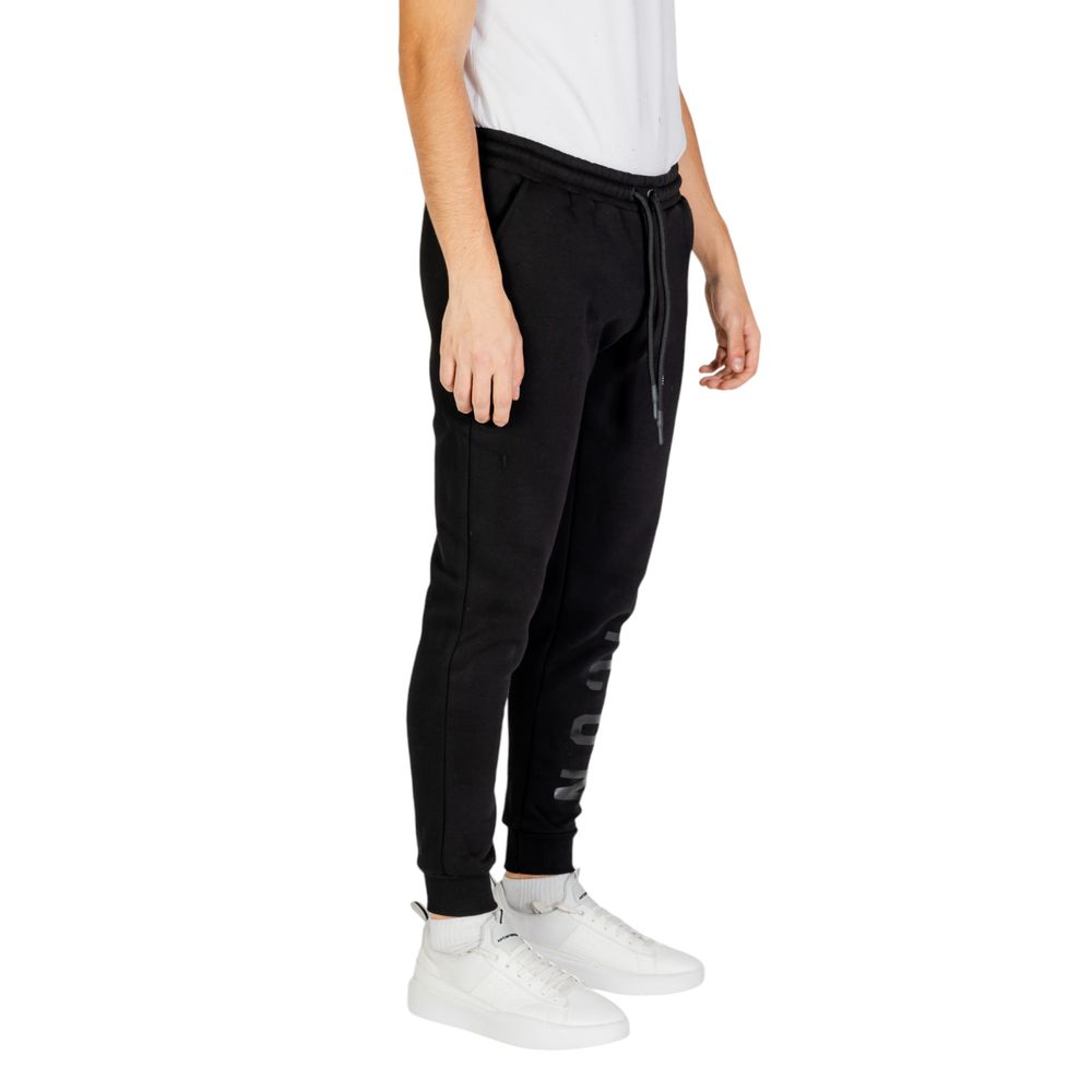 Icon Black Cotton Joggers (Workout Pants) - Image 4
