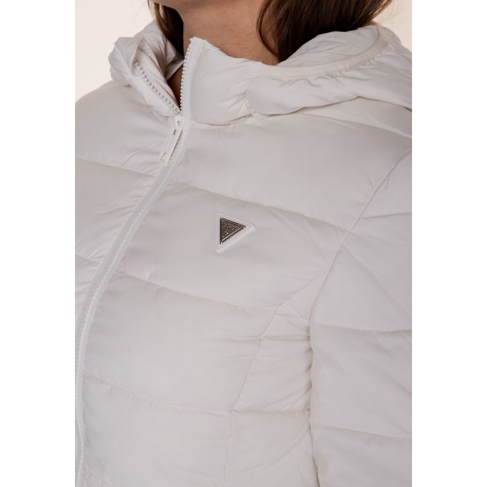 Guess Active White Polyester Jackets & Coat - Image 3