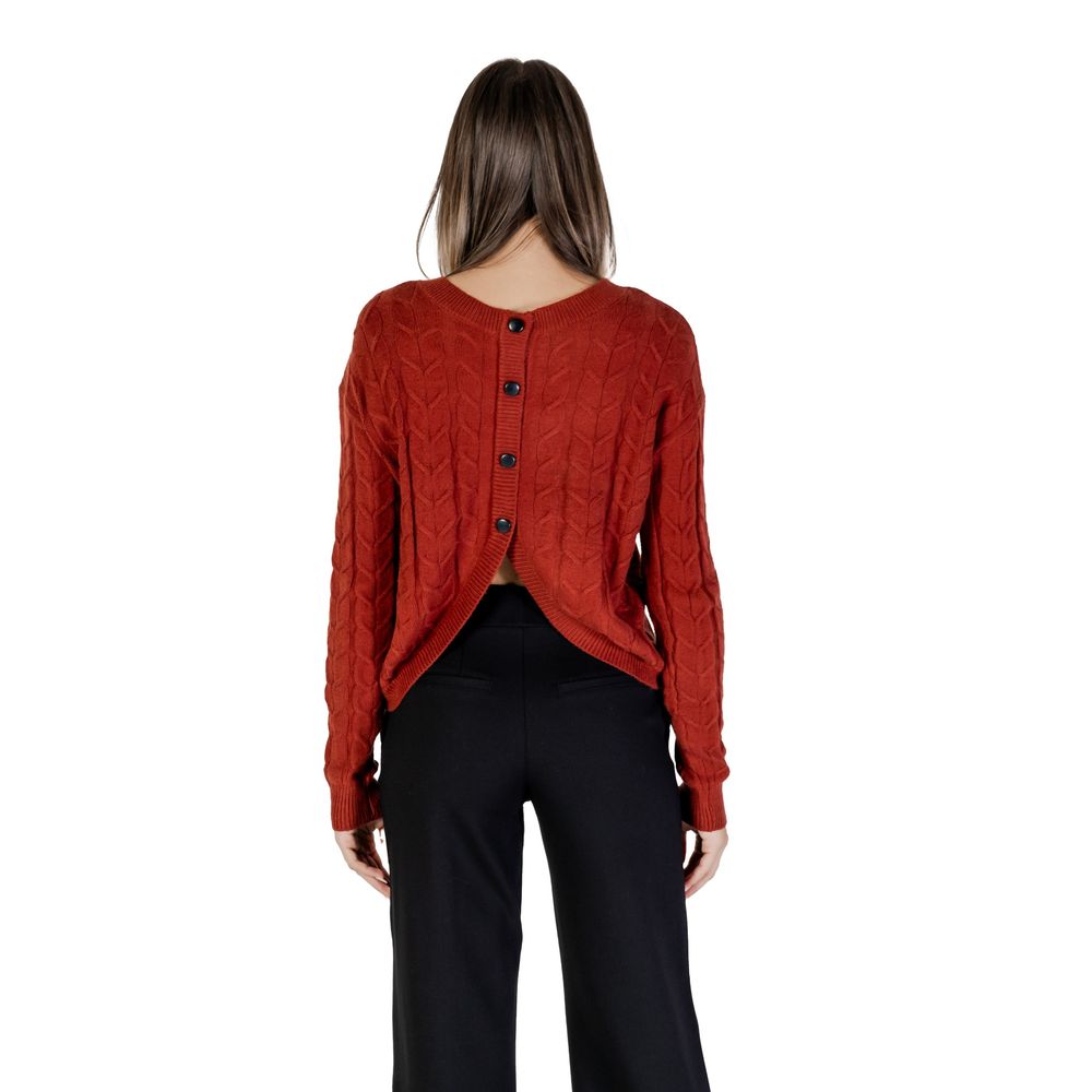 Vero Moda Red Viscose Sweater - Image 2