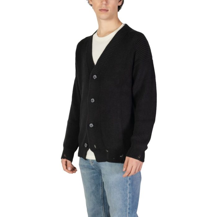 Underclub Black Cotton Cardigan - Image 3