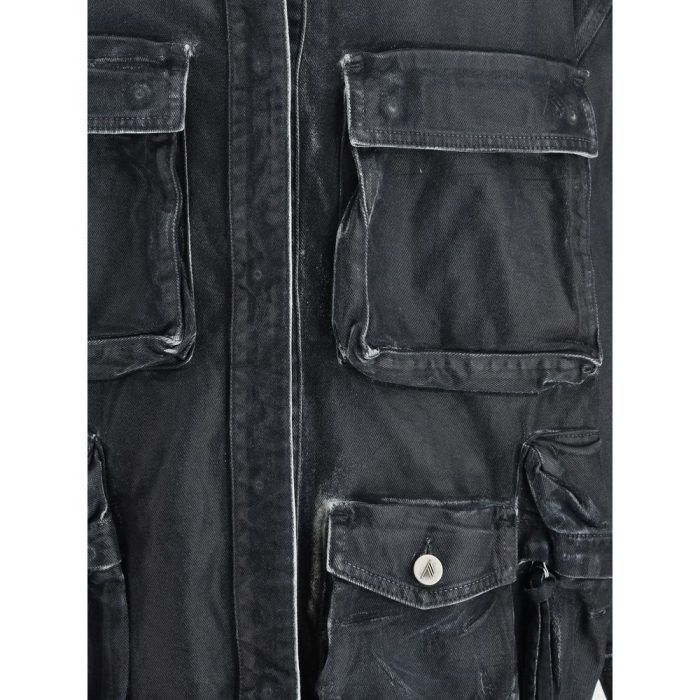 The Attico Fern Denim Jacket - Image 3