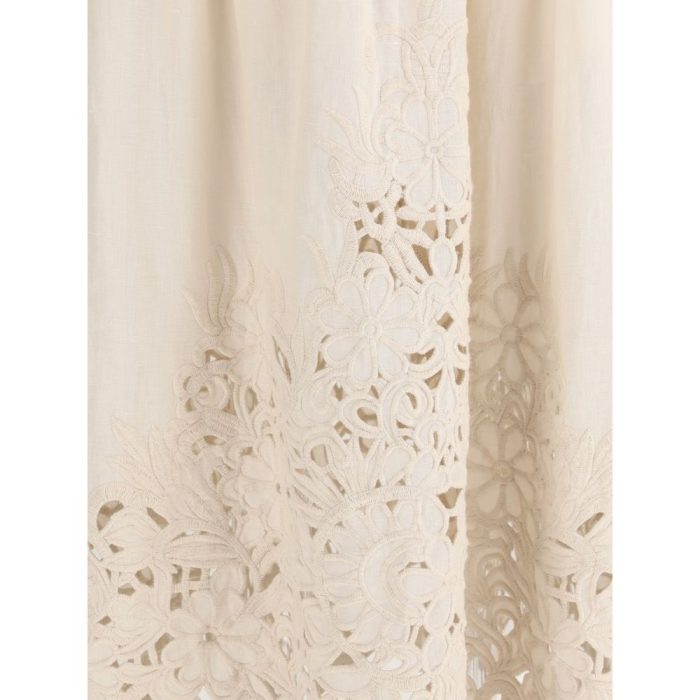 Zimmermann Wylie Embroidered Midi Skirt - Image 3