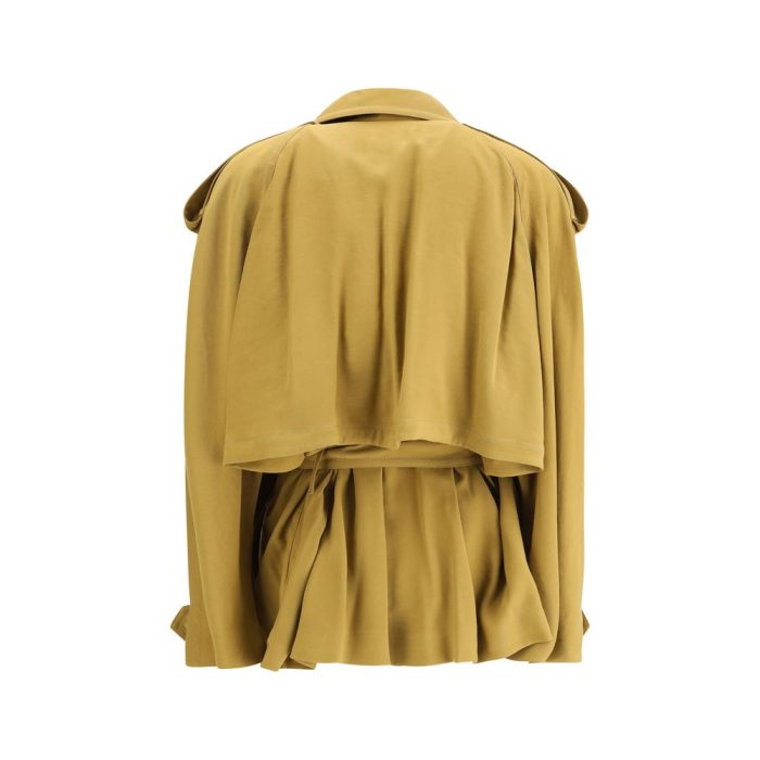 The Andamane Double-breasted Short Trench Coat - Image 2