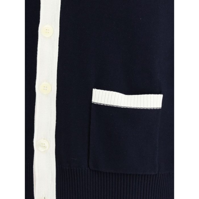 Thom Browne Cardigan with iconic stripes - Image 3