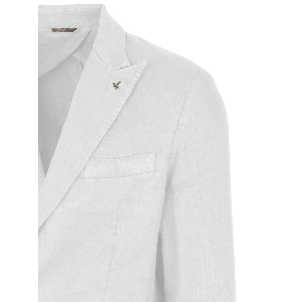 AT.P.CO White Linen Blazer - Image 3