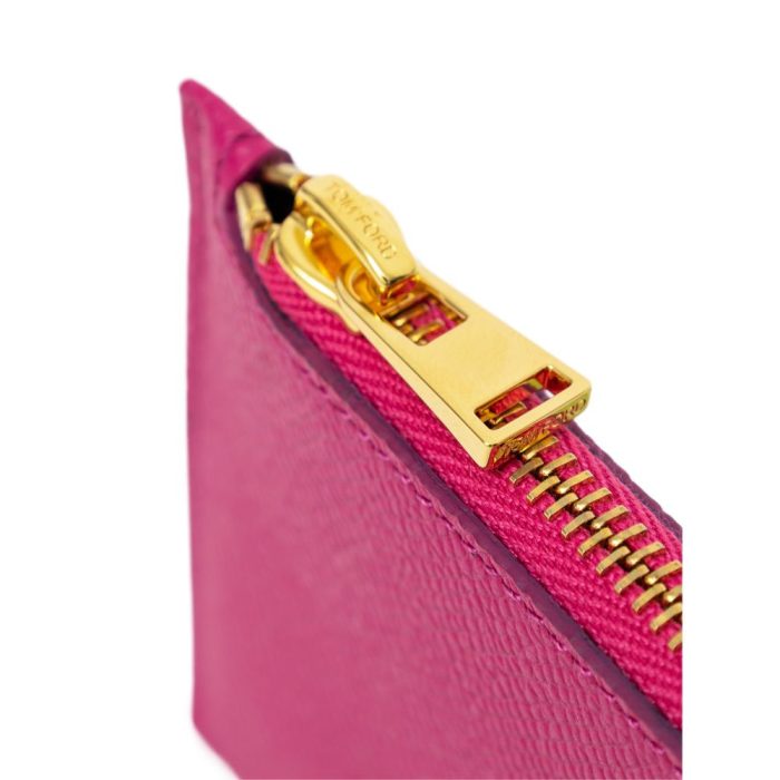 Tom Ford Fuchsia Leather Wallet - Image 4