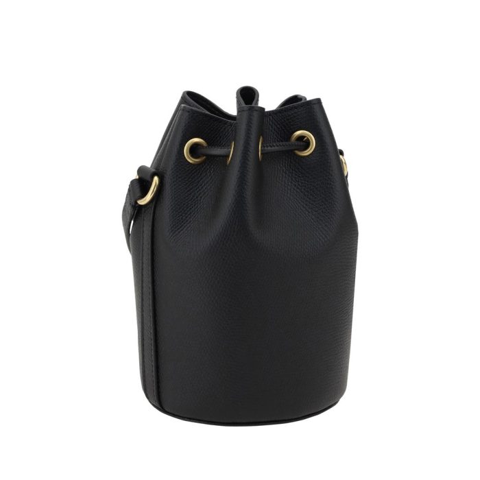 Valentino Garavani Mini Vlogo Drawstring Bucket Bag - Image 3