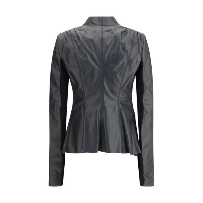 Rick Owens Leather Jacket - Image 2