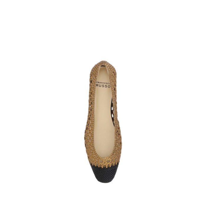 Francesco Russo Woven Ballerinas - Image 4