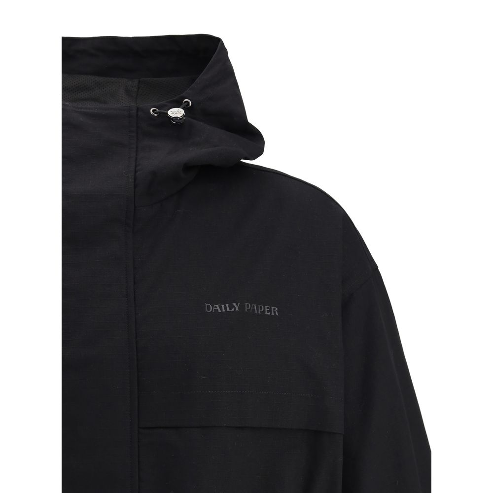 Daily Paper Black Cotton Shell Jacket - Image 3
