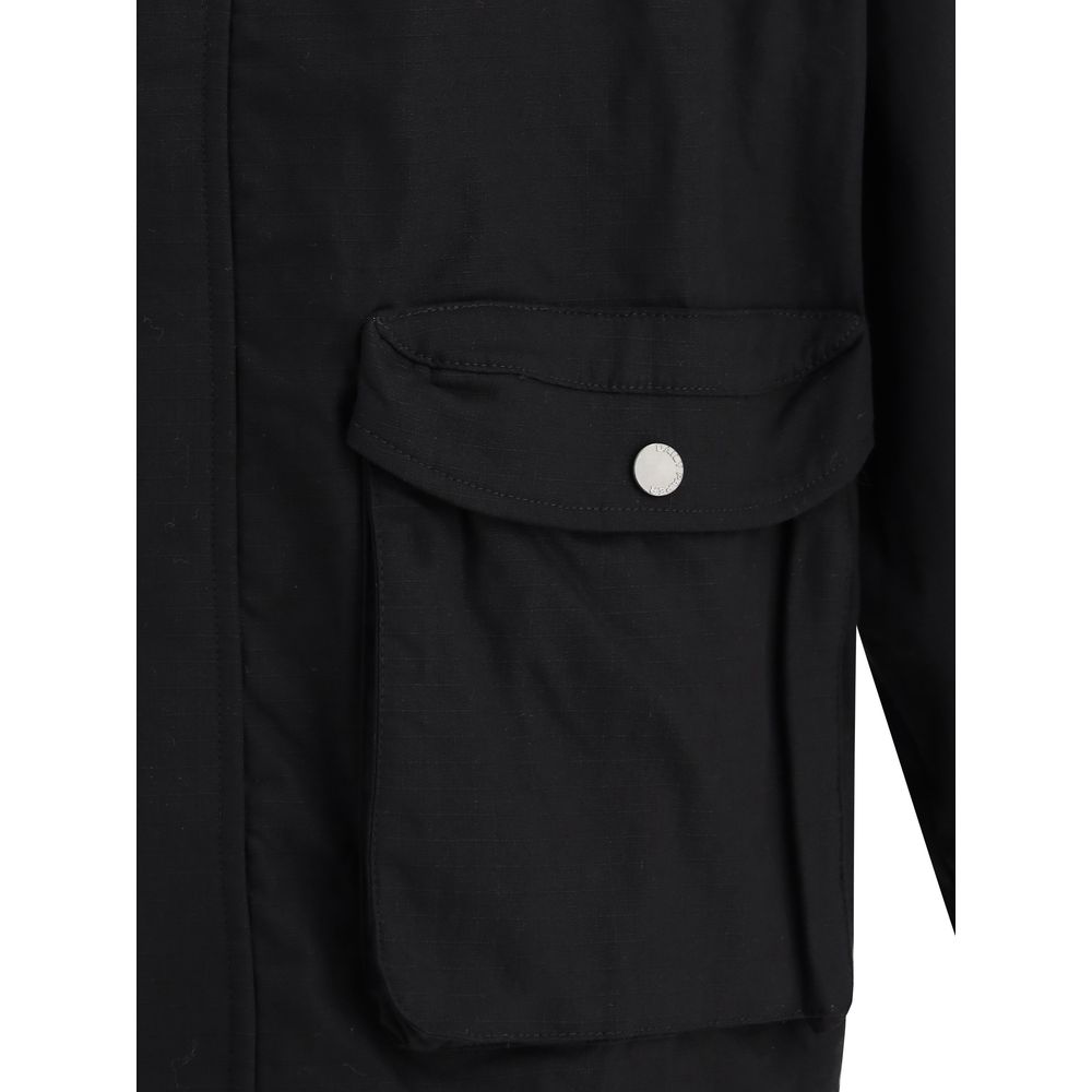 Daily Paper Black Cotton Shell Jacket - Image 4