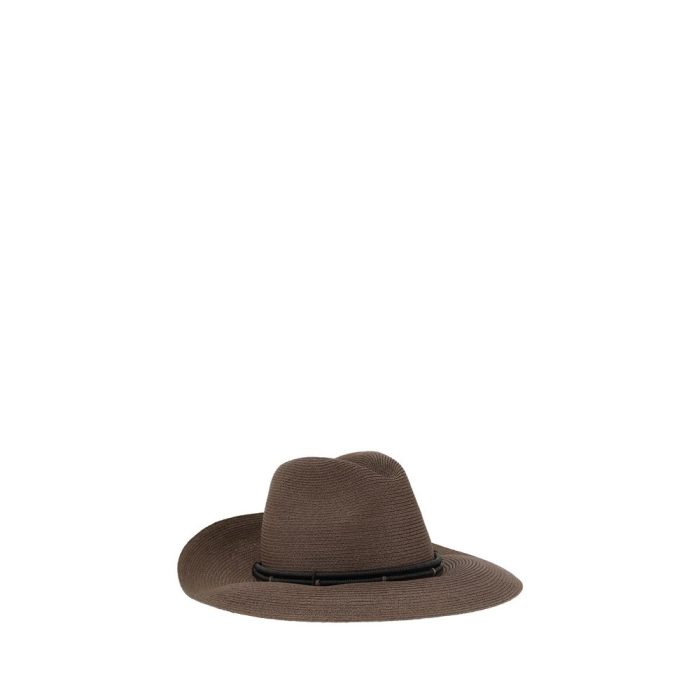Brunello Cucinelli Fedora in hemp and techno cotton - Image 2