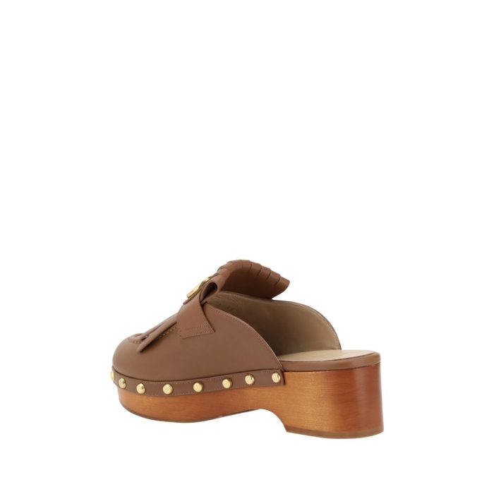 Valentino Garavani Leather Mules - Image 3