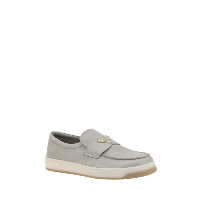 Prada Logoed Loafers - Image 2