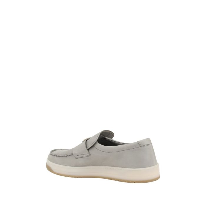 Prada Logoed Loafers - Image 3