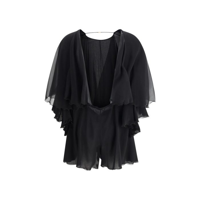 Saint Laurent Silk crepe Playsuit - Image 2