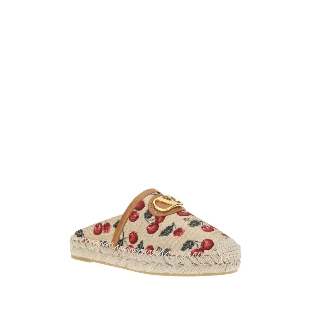 Valentino Garavani Vlogo Cherryfic Espadrilles mules - Image 2