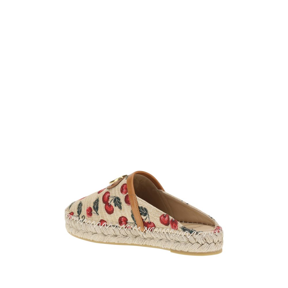 Valentino Garavani Vlogo Cherryfic Espadrilles mules - Image 3