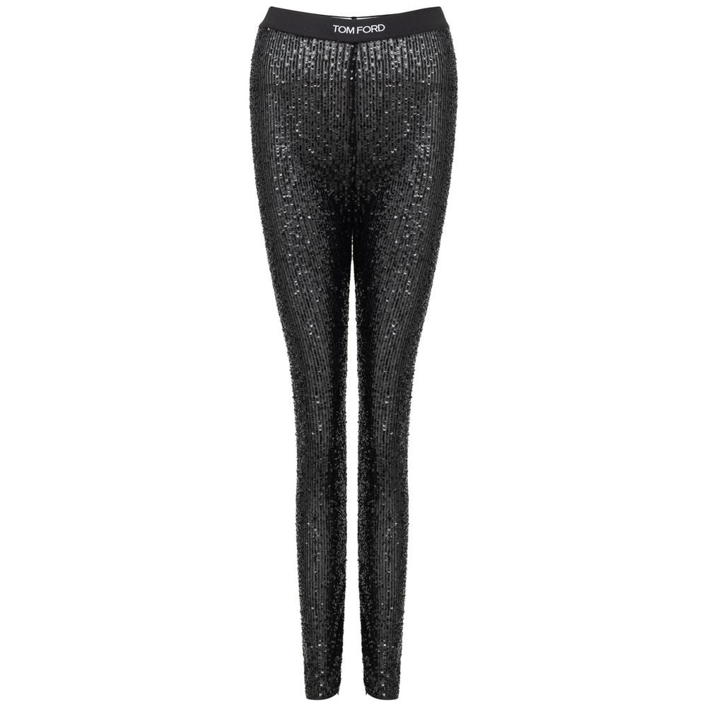 Tom Ford Black Polyester Joggers Workout Pant