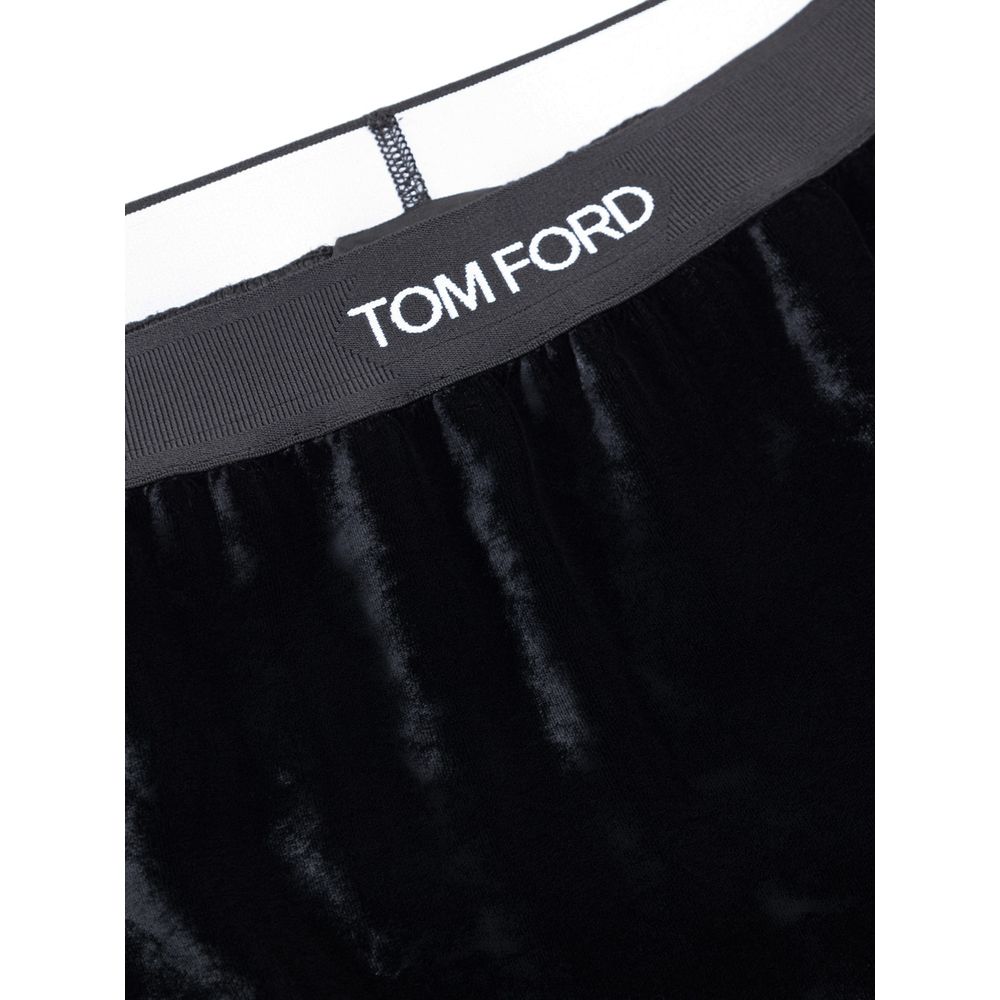 Tom Ford Black Viscose Mini Skirt - Image 3