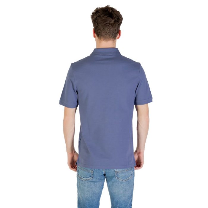 Lyle & Scott Blue Cotton Polo Shirt - Image 2