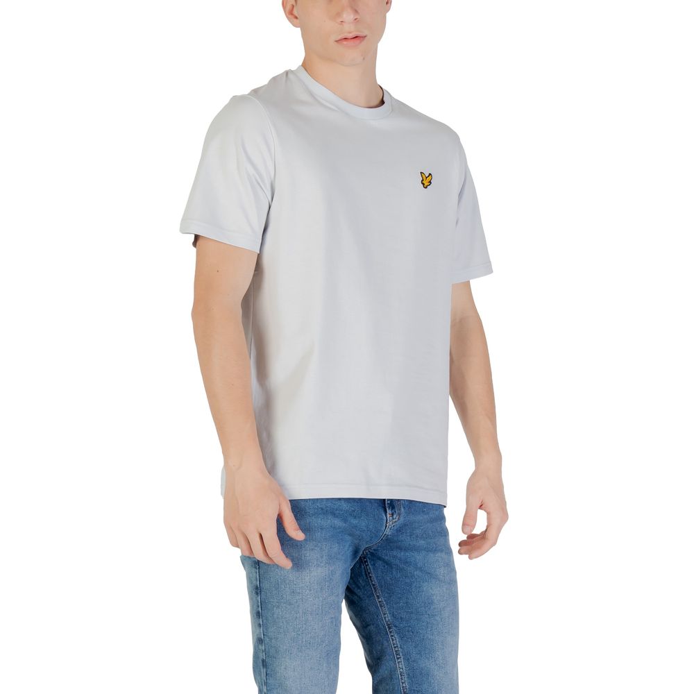 Lyle & Scott Light Blue Cotton T-Shirt - Image 3