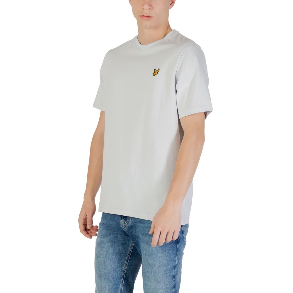 Lyle & Scott Light Blue Cotton T-Shirt - Image 4