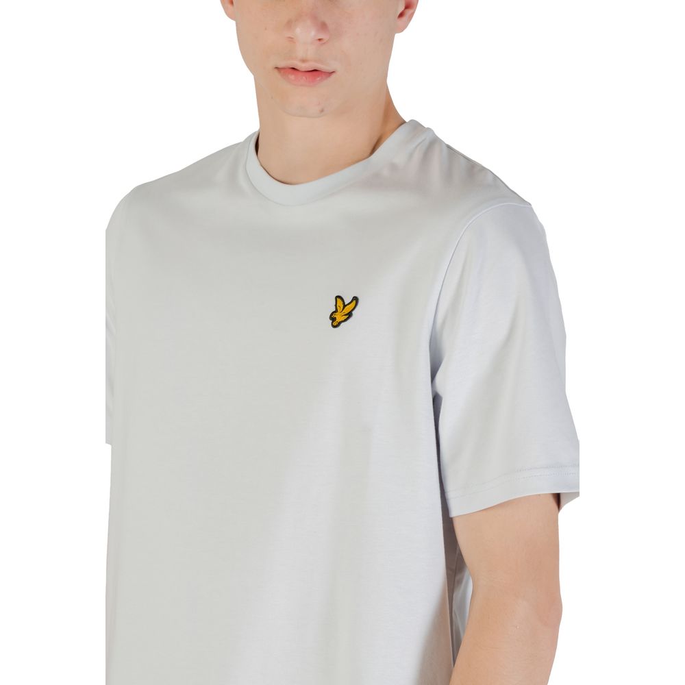 Lyle & Scott Light Blue Cotton T-Shirt - Image 5