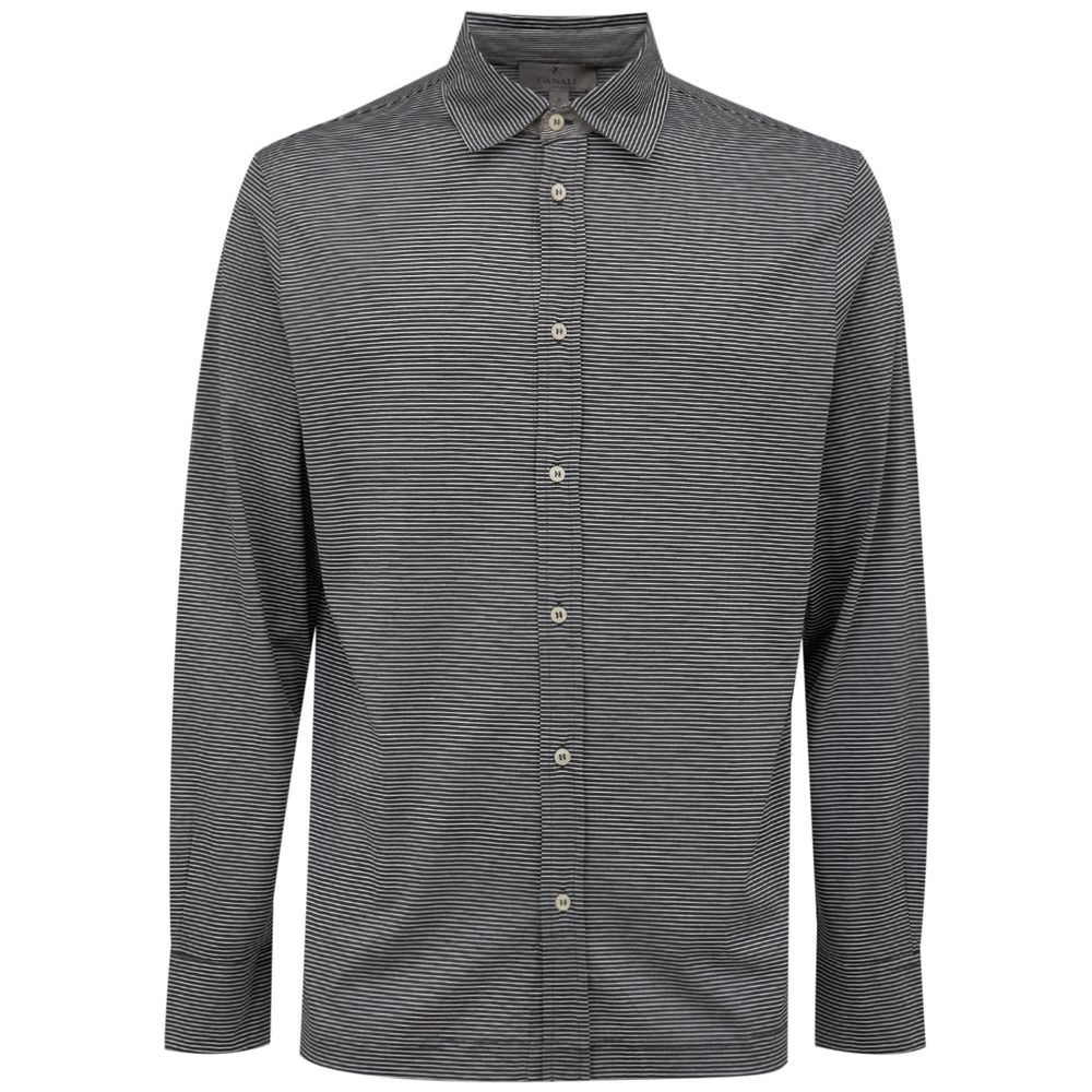 Canali Bicolor Cotton Shirt