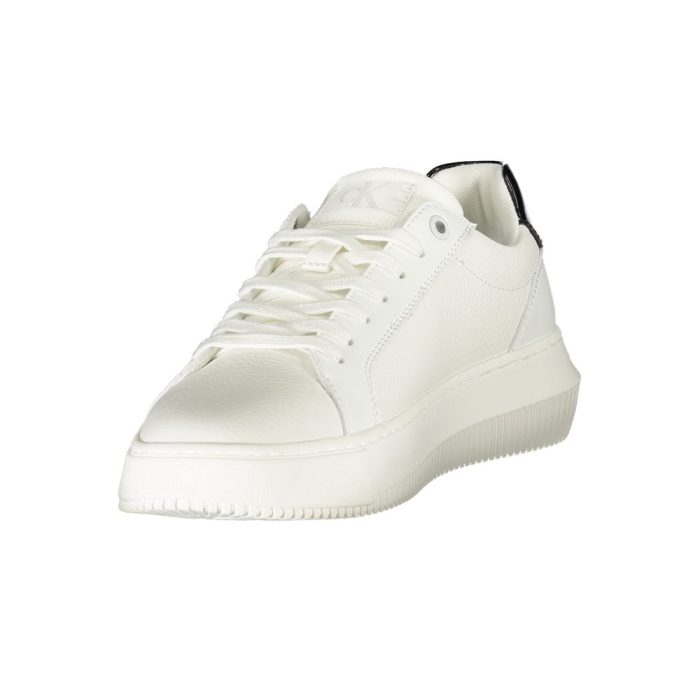 Calvin Klein White Leather Women Sneaker - Image 3