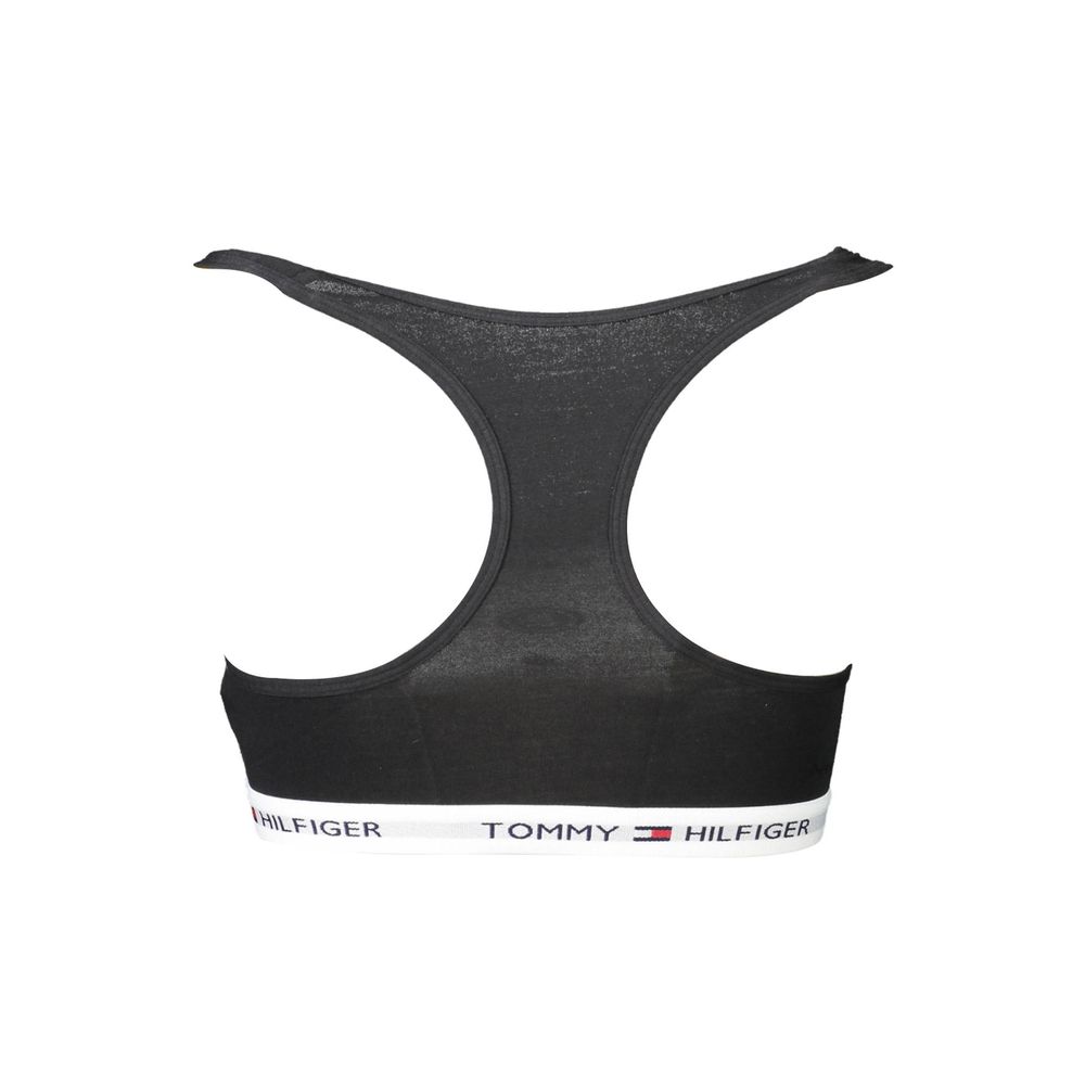 Tommy Hilfiger Black Cotton Women Sports Bra - Image 2