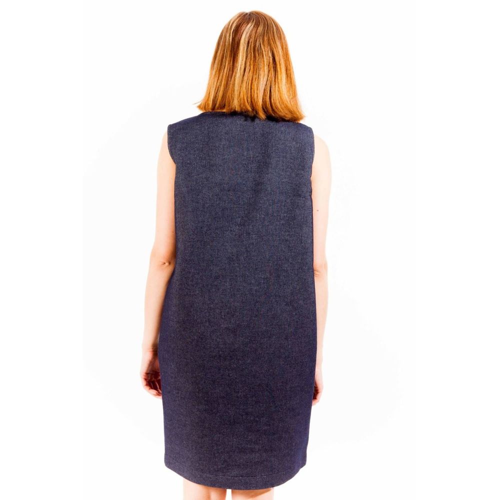 Love Moschino Blu Cotone Womens Dress - Image 2