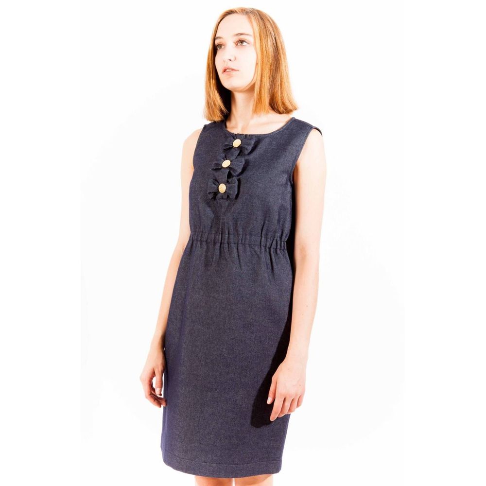 Love Moschino Blu Cotone Womens Dress - Image 3