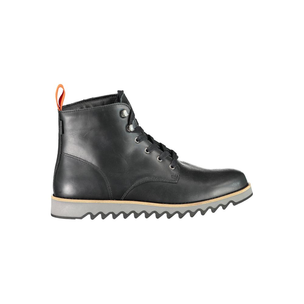 Levi's Black Leather Men Boot