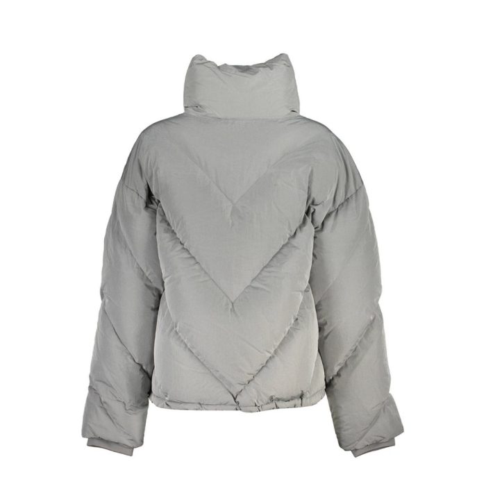 K-WAY Elegant Gray Long-Sleeved Jacket - Image 2