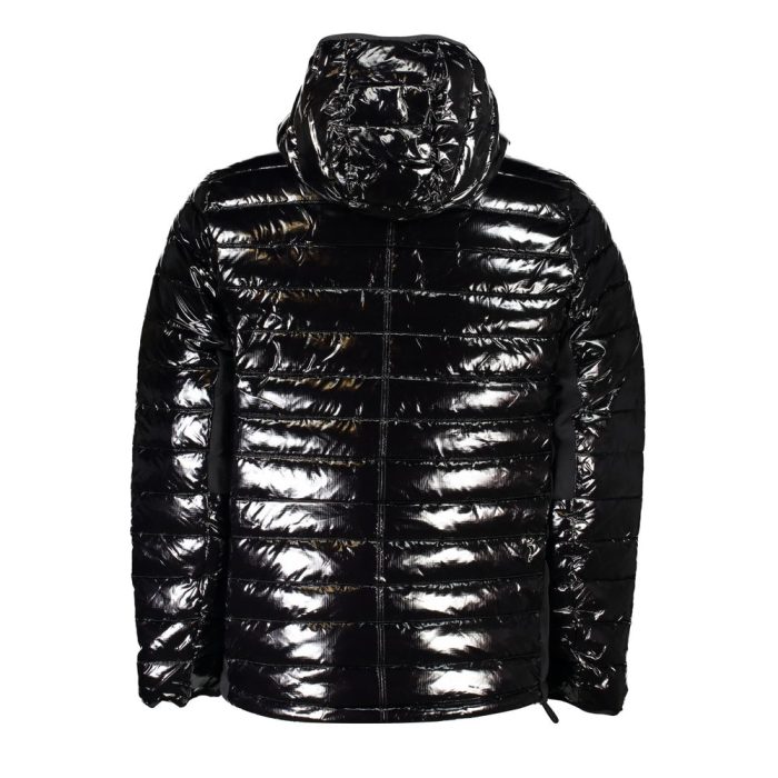 Calvin Klein Sleek Nylon Hooded Jacket with Contrast Details - Image 2