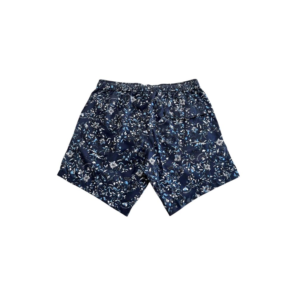 Trussardi Beachwear Blue Polyester Men Swim Short - Image 2