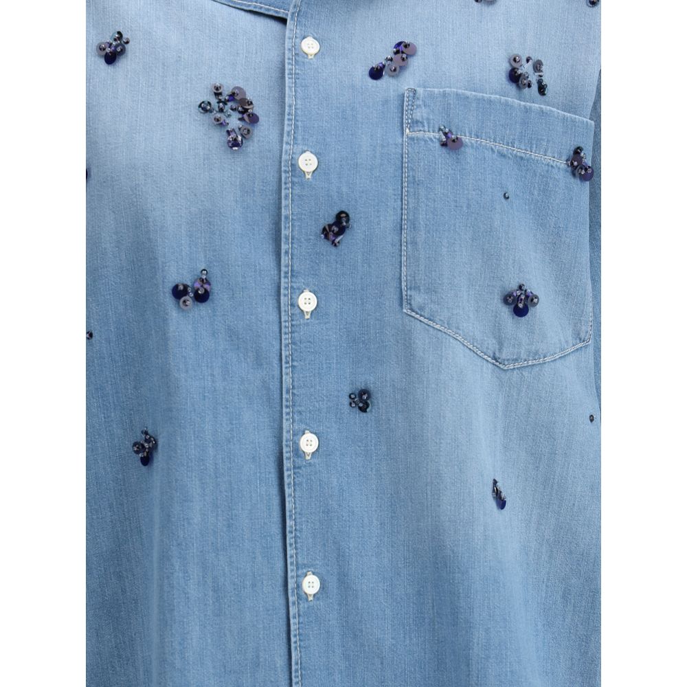 Fabiana Filippi Short sleeve denim Shirt - Image 3