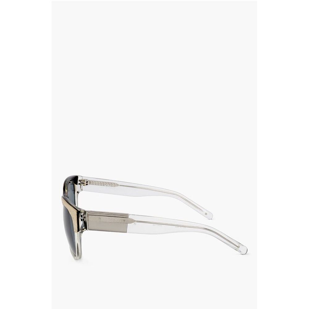 Linda Farrow PHILLIP LIM Wayfarer Sunglasses with Wood Effect Detail - Image 3