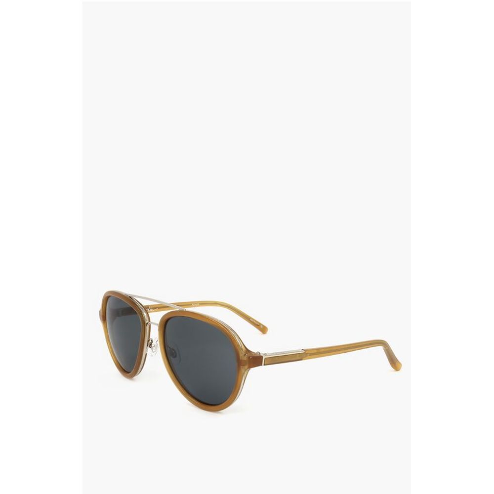 Linda Farrow PHILLIP LIM Aviator Sunglasses with Metal Bridge - Image 2