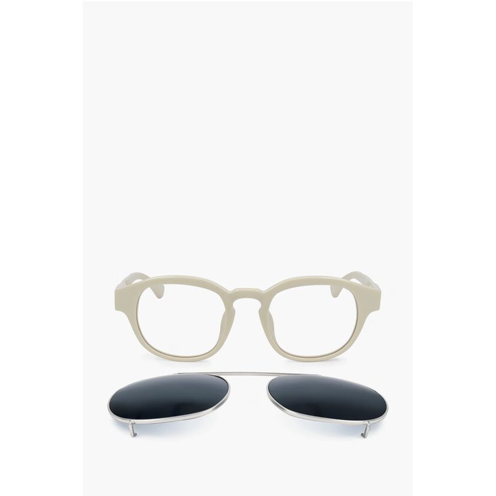 Linda Farrow DRIES VAN NOTEN Wayfarer Sunglasses with Removable Mask