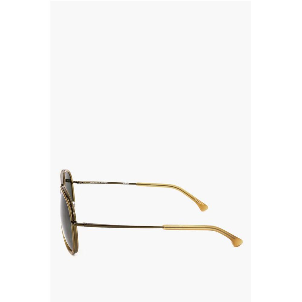 Linda Farrow DRIES VAN NOTEN Aviator Sunglasses with Plastic Frame - Image 3